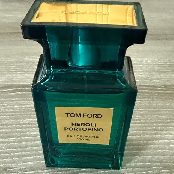 Tom Ford Neroli Portofino Eau de Perfum 100 ml 3.4 fl. Oz. Perfume Teal and Gold - Picture 1 of 4